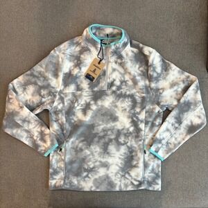 Chubbies Men's "The Dazed‎ and Amused" 1/4 Zip Pullover Fleece - Medium